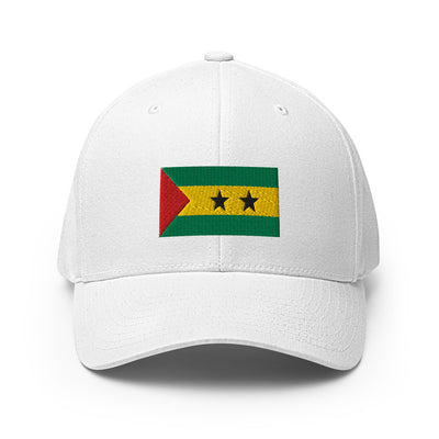 National Flag Caps - Collection 7 Sao Tome and Principe / S/M / White
