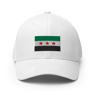 National Flag Caps - Collection 7 Syria / S/M / White