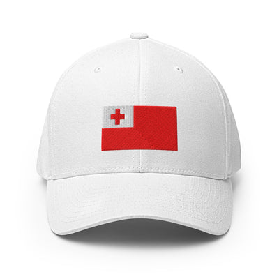 National Flag Caps - Collection 7 Tonga / S/M / White