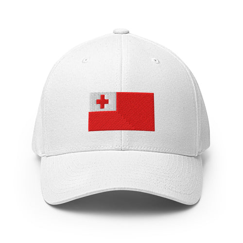 National Flag Caps - Collection 7 Tonga / S/M / White