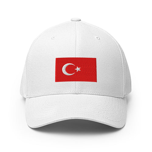 National Flag Caps - Collection 7 Turkey / S/M / White