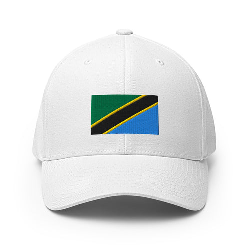 National Flag Caps - Collection 8 Tanzania / S/M / White