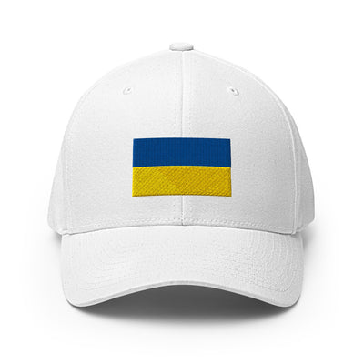 National Flag Caps - Collection 8 Ukraine / S/M / White