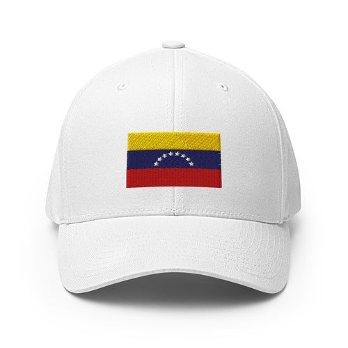 National Flag Caps - Collection 8 Venezuela / S/M / White