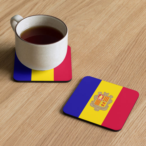 National Flag Coasters - Collection 1 Andorra / 3.74x3.74