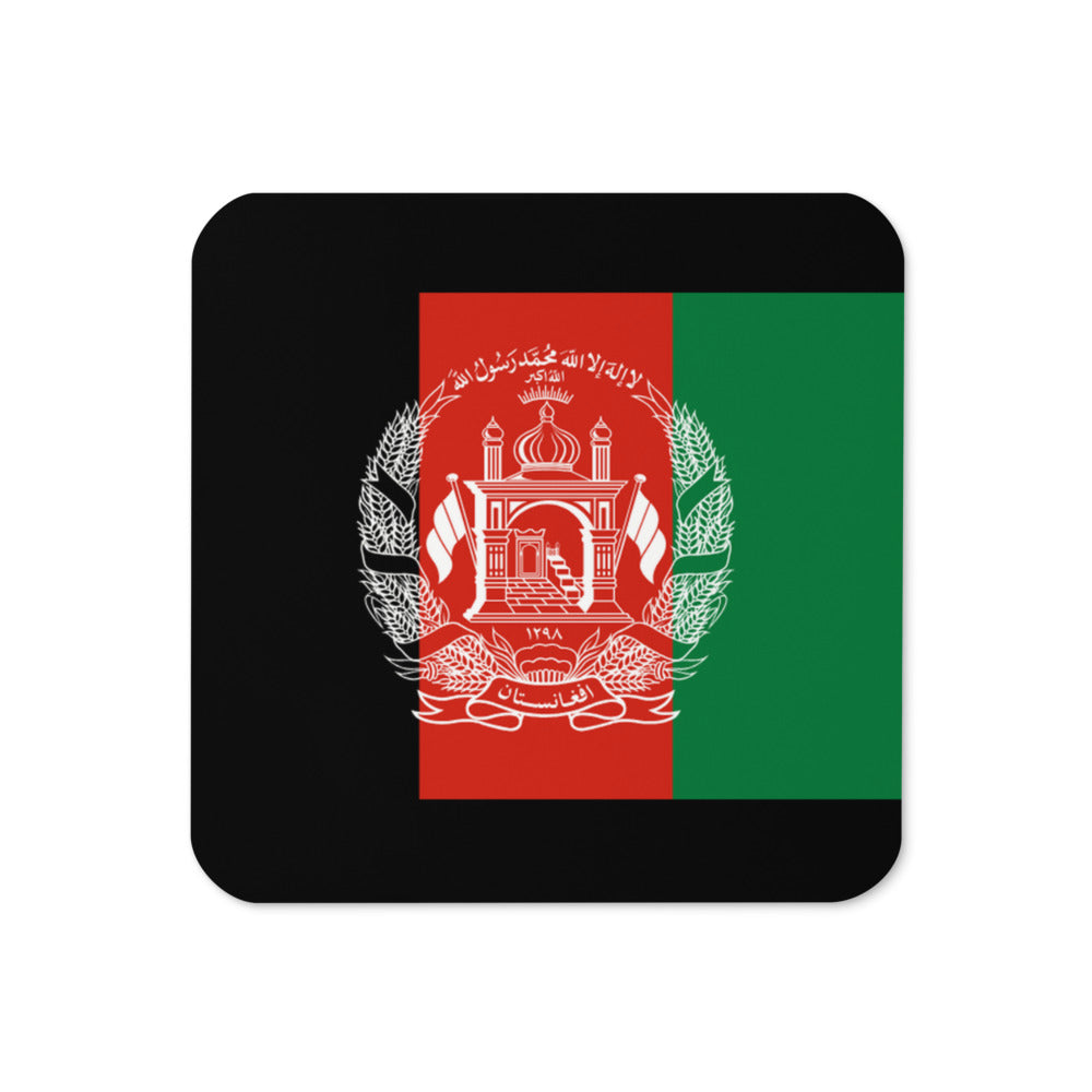 National Flag Coasters - Collection 1 Afghanistan coaster