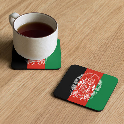 National Flag Coasters - Collection 1 Afghanistan / 3.74x3.74
