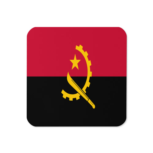National Flag Coasters - Collection 1 Angola / 3.74x3.74