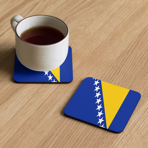 National Flag Coasters - Collection 1 Bosnia & Herzegovina / 3.74x3.74