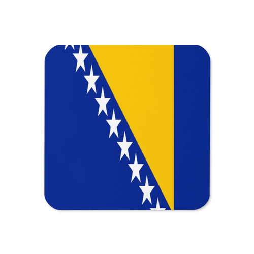 National Flag Coasters - Collection 1 Bosnia & Herzegovina / 3.74x3.74