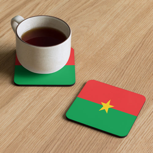 National Flag Coasters - Collection 1 Burkina Faso / 3.74x3.74