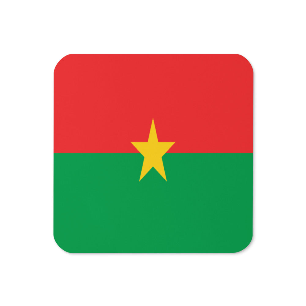 National Flag Coasters - Collection 1 Burkina Faso coaster
