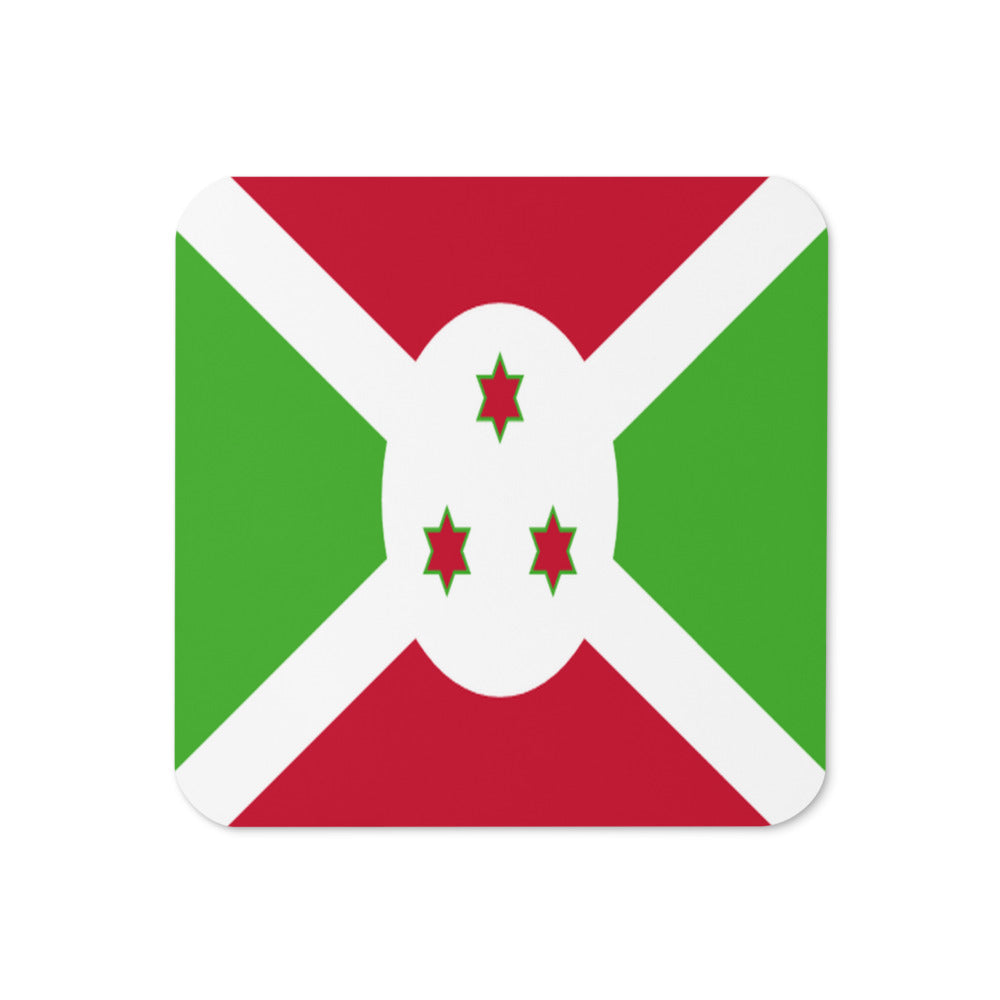National Flag Coasters - Collection 1 Burundi coaster