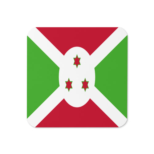 National Flag Coasters - Collection 1 Burundi / 3.74x3.74