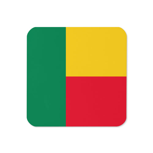 National Flag Coasters - Collection 1 Benin / 3.74x3.74