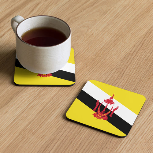 National Flag Coasters - Collection 1 Brunei / 3.74x3.74