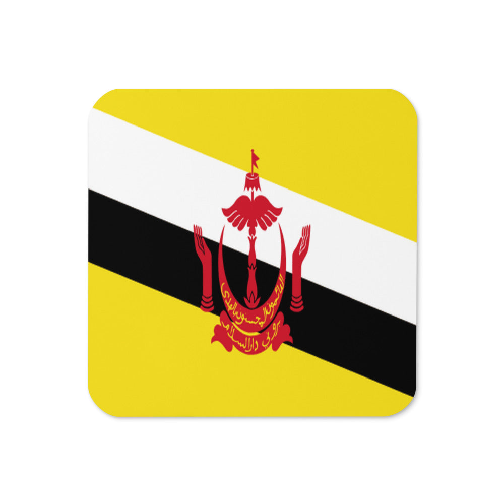 National Flag Coasters - Collection 1 Brunei coaster