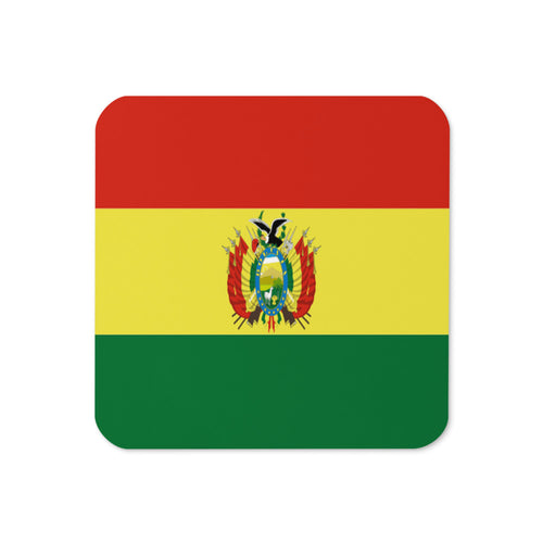 National Flag Coasters - Collection 1 Bolivia / 3.74x3.74