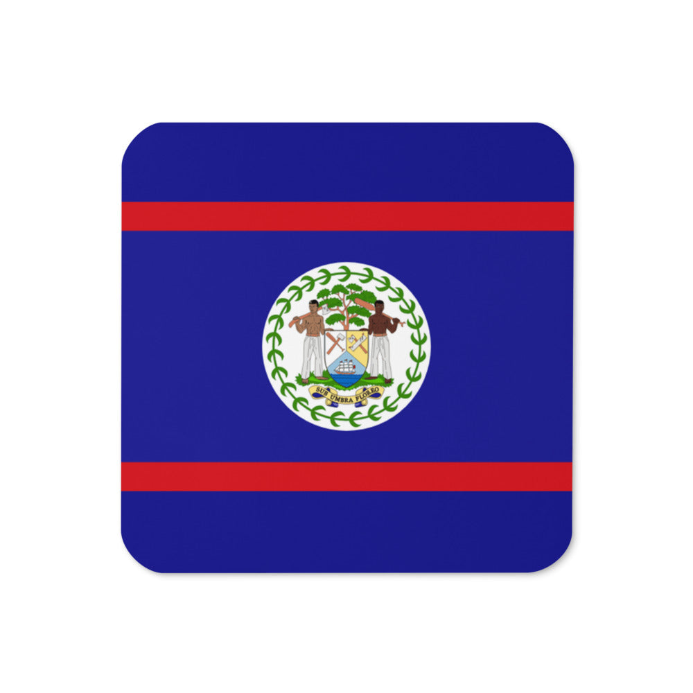 National Flag Coasters - Collection 1 Belize coaster