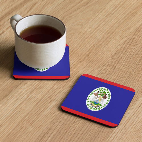National Flag Coasters - Collection 1 Belize / 3.74x3.74