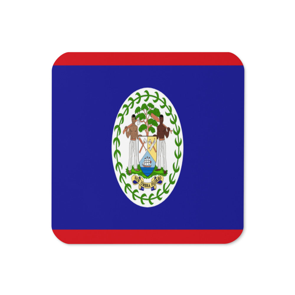 National Flag Coasters - Collection 1 Belize coaster