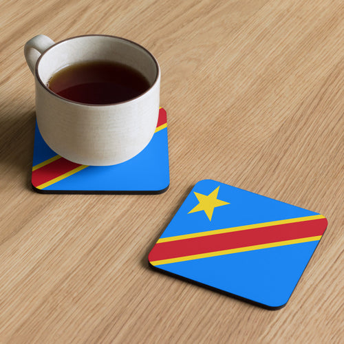 National Flag Coasters - Collection 1 Democratic Republic of the Congo / 3.74x3.74