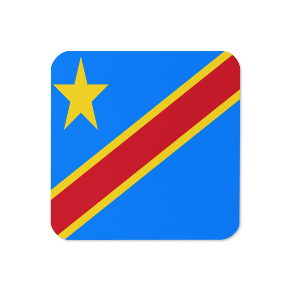 National Flag Coasters - Collection 1 Democratic Republic of the Congo coaster