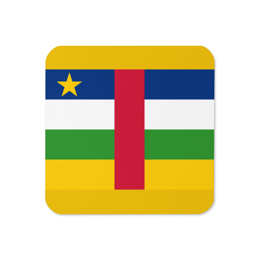 National Flag Coasters - Collection 1 Central African Republic coaster