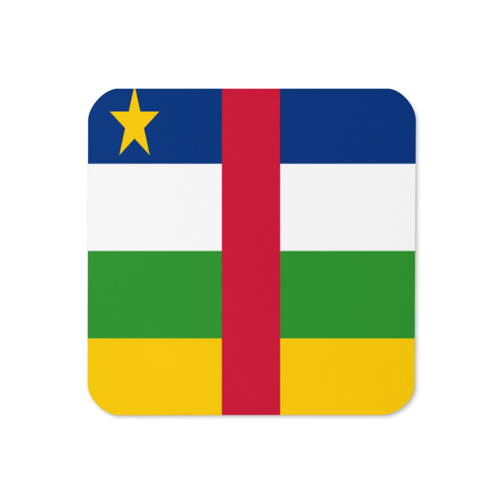 National Flag Coasters - Collection 1 Central African Republic coaster