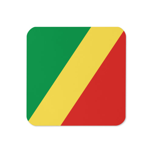 National Flag Coasters - Collection 1 Republic of the Congo / 3.74x3.74