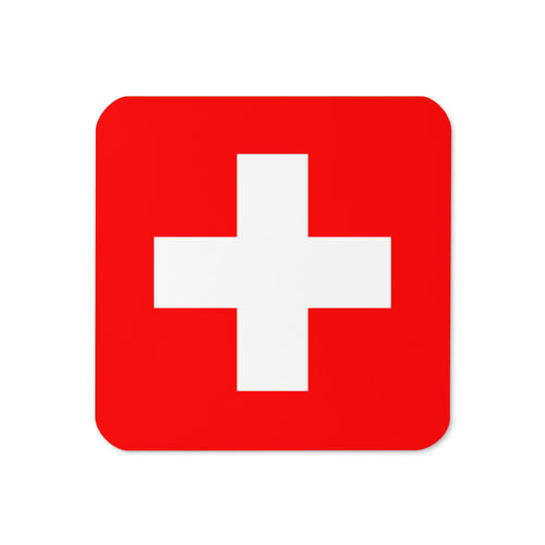 National Flag Coasters - Collection 1 Switzerland / 3.74x3.74