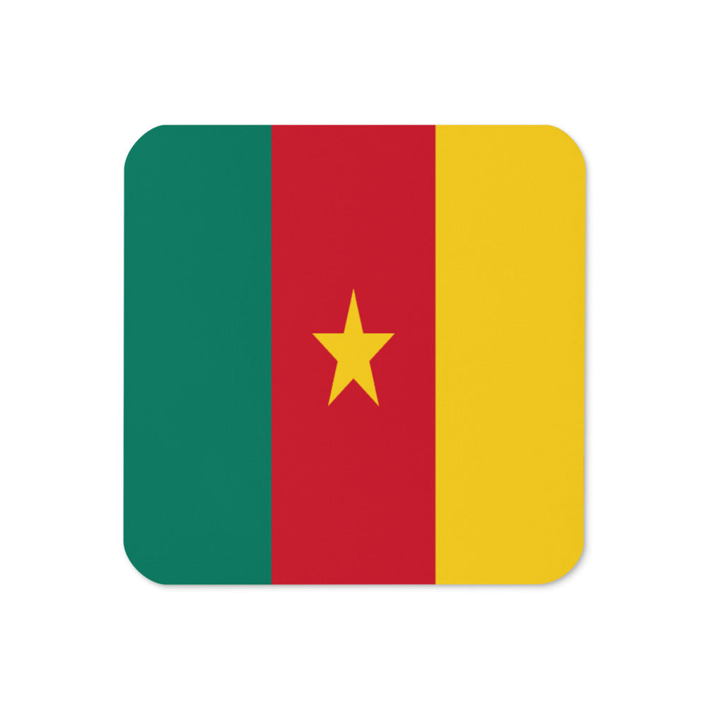 National Flag Coasters - Collection 1 Cameroon coaster