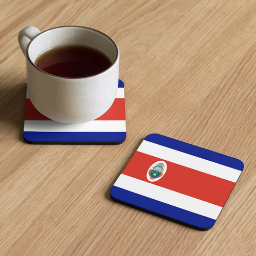 National Flag Coasters - Collection 1 Costa Rica / 3.74x3.74