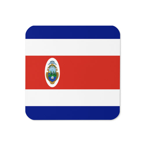 National Flag Coasters - Collection 1 Costa Rica / 3.74x3.74