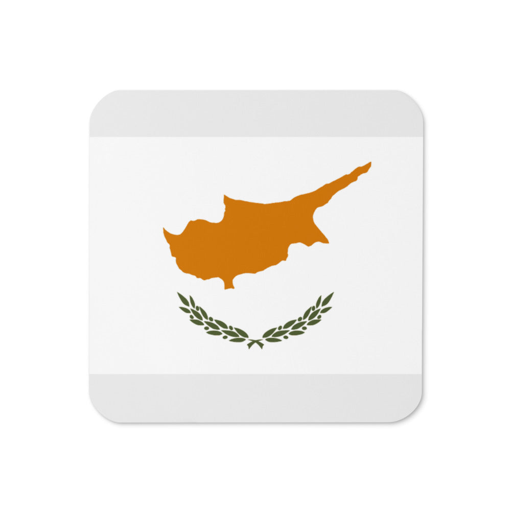 National Flag Coasters - Collection 1 Cyprus coaster