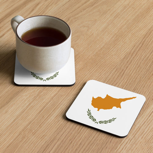 National Flag Coasters - Collection 1 Cyprus / 3.74x3.74