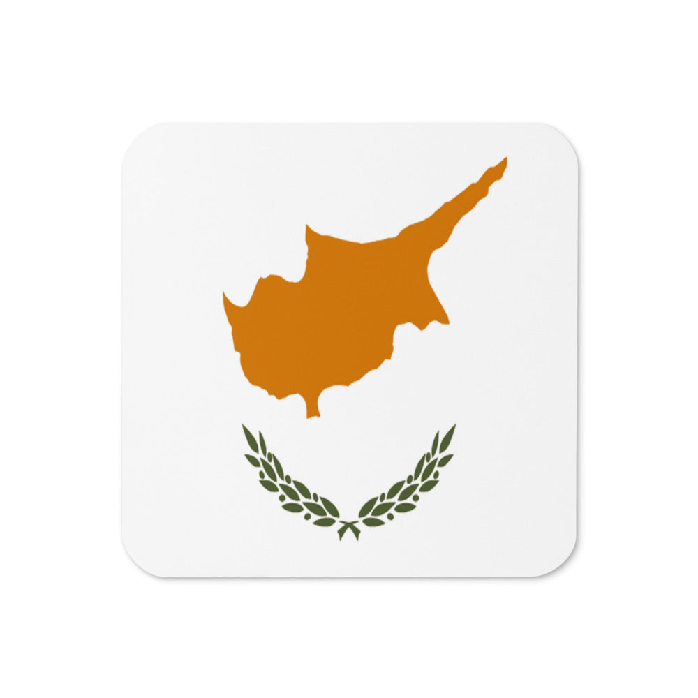 National Flag Coasters - Collection 1 Cyprus coaster
