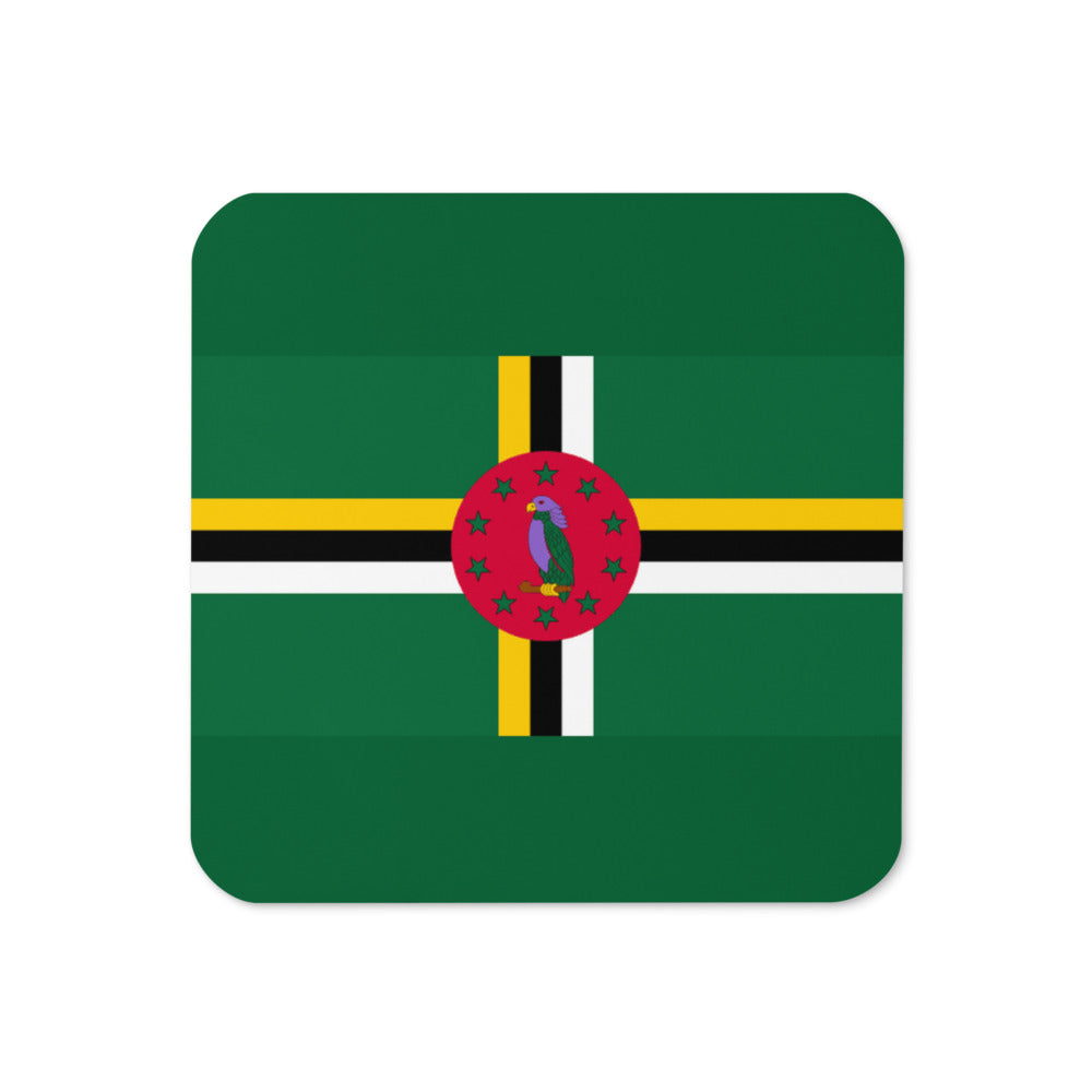National Flag Coasters - Collection 1 Dominica coaster