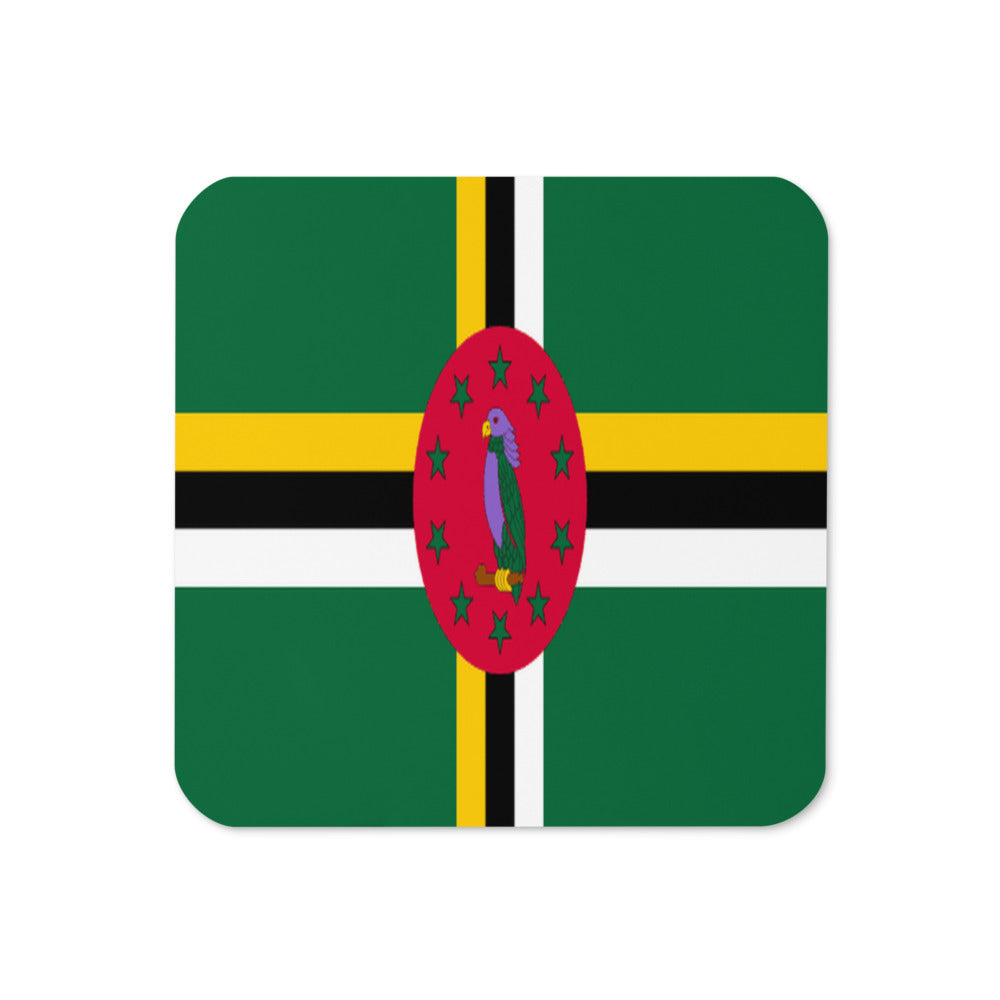 National Flag Coasters - Collection 1 Dominica coaster