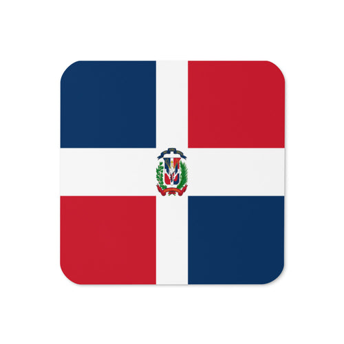 National Flag Coasters - Collection 1 Dominican Republic / 3.74x3.74