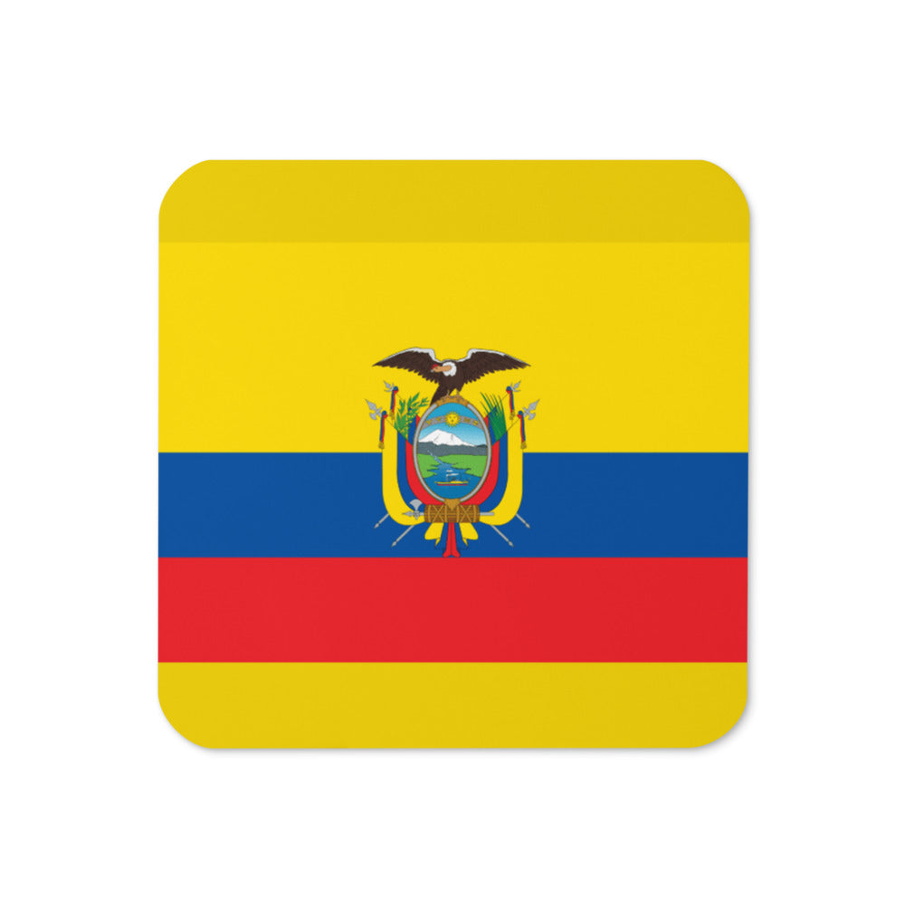 National Flag Coasters - Collection 1 Ecuador coaster