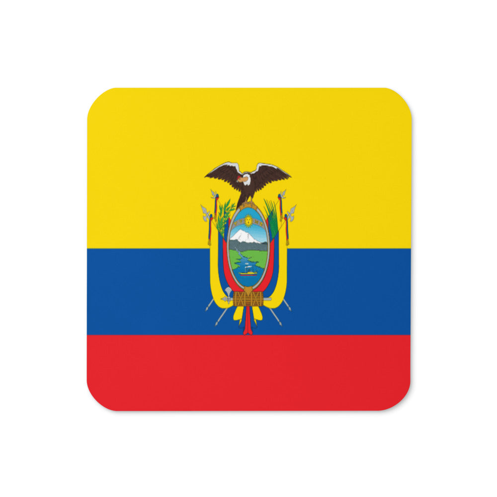 National Flag Coasters - Collection 1 Ecuador coaster