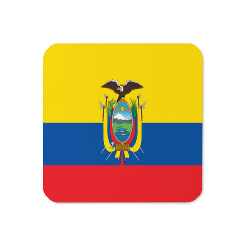 National Flag Coasters - Collection 1 Ecuador / 3.74x3.74
