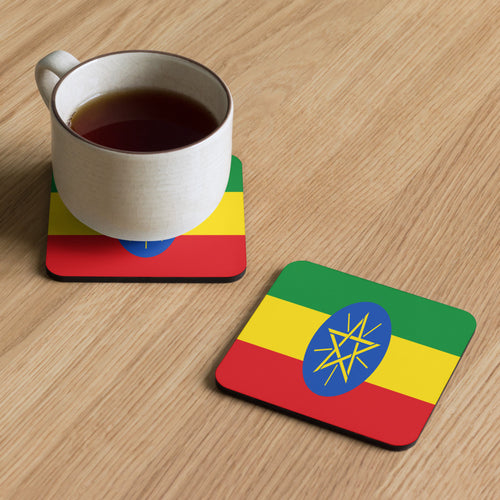 National Flag Coasters - Collection 1 Ethiopia / 3.74x3.74