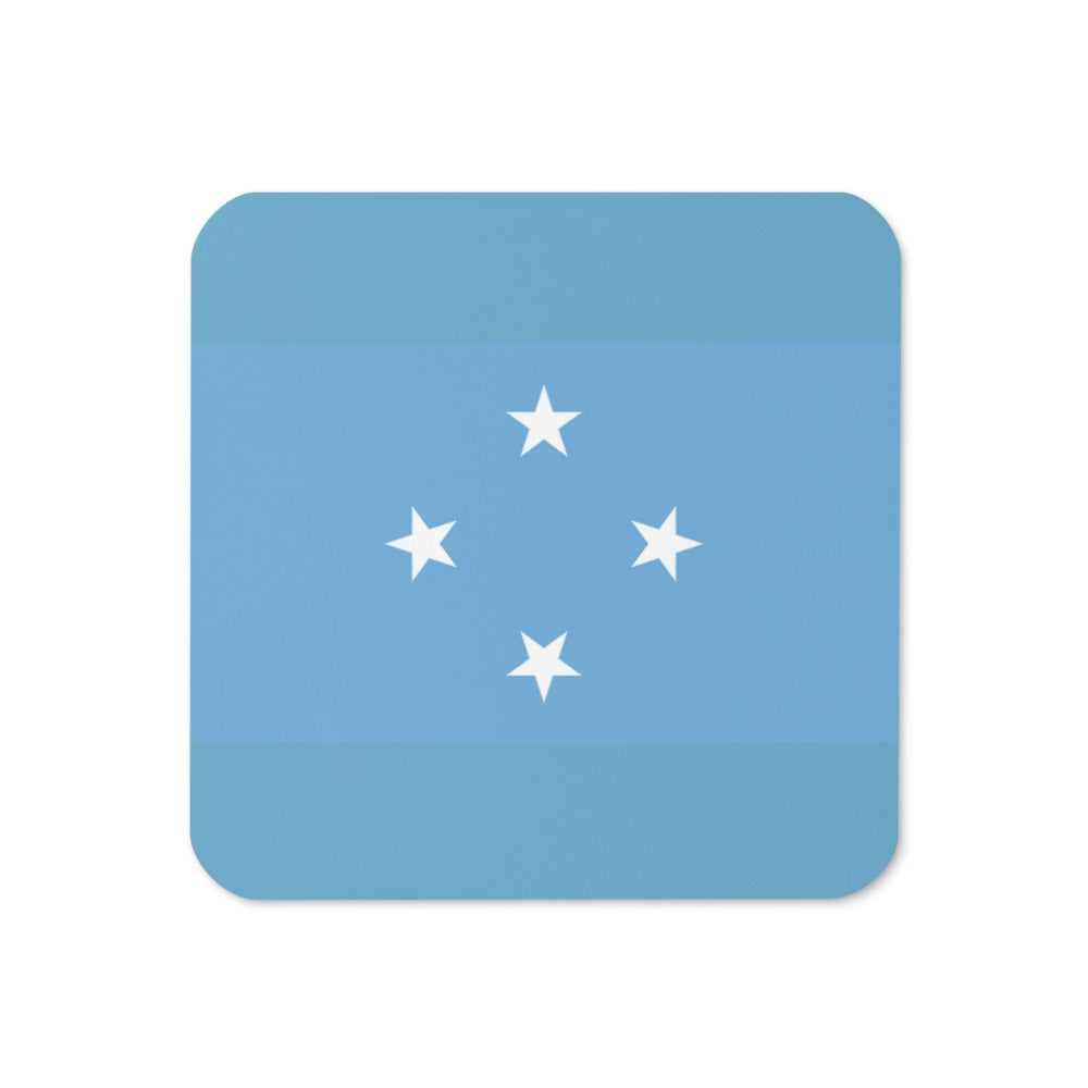 National Flag Coasters - Collection 1 Micronesia coaster