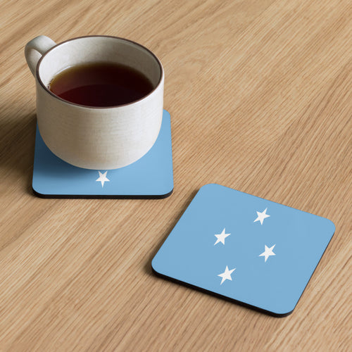 National Flag Coasters - Collection 1 Micronesia / 3.74x3.74