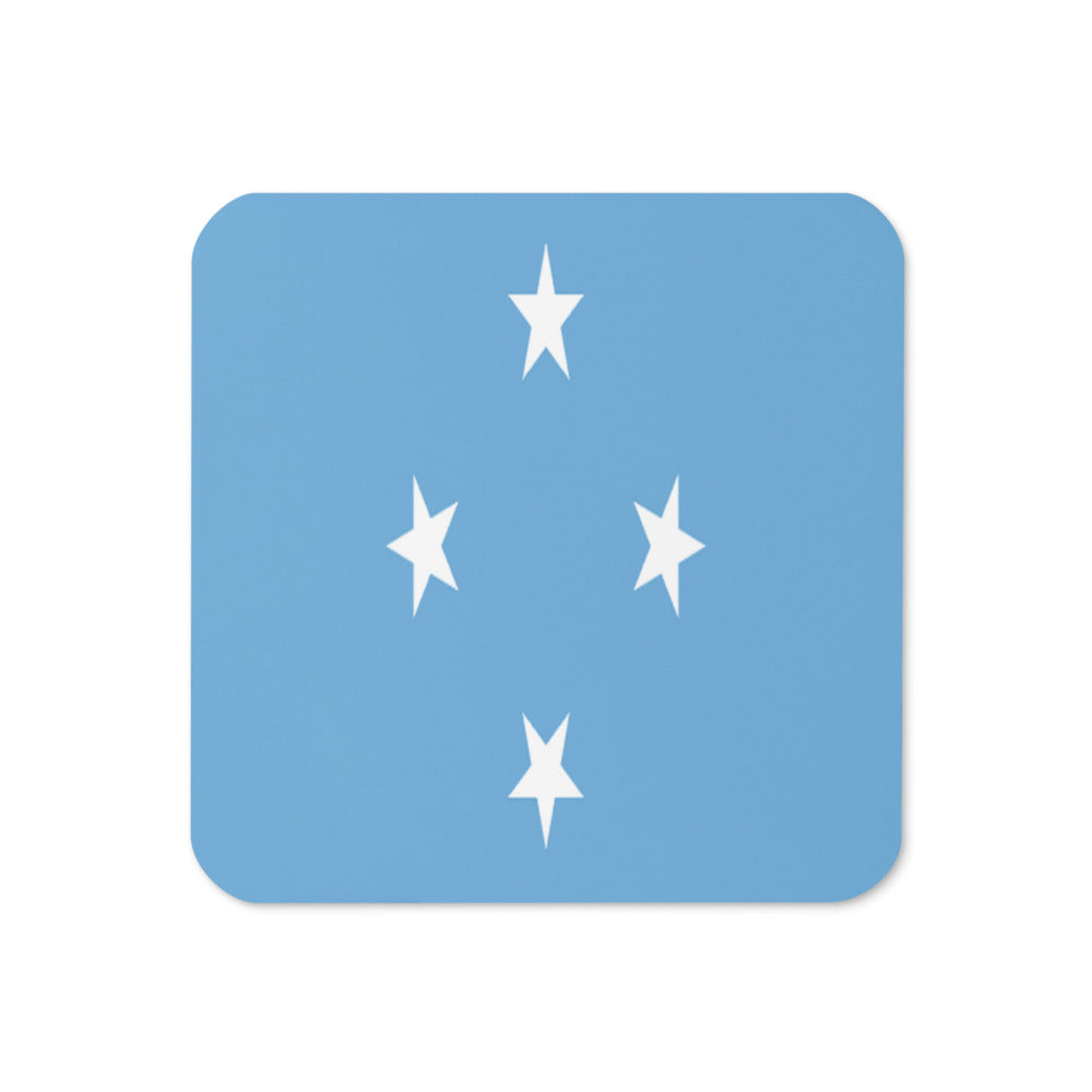 National Flag Coasters - Collection 1 Micronesia coaster