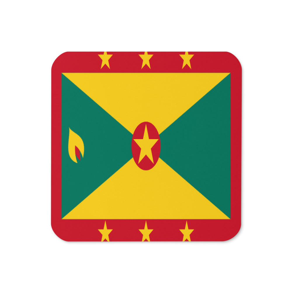 National Flag Coasters - Collection 1 Grenada coaster
