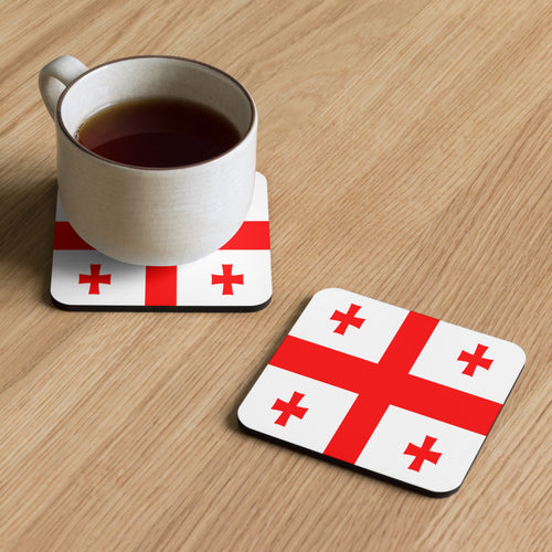 National Flag Coasters - Collection 1 Georgia / 3.74x3.74