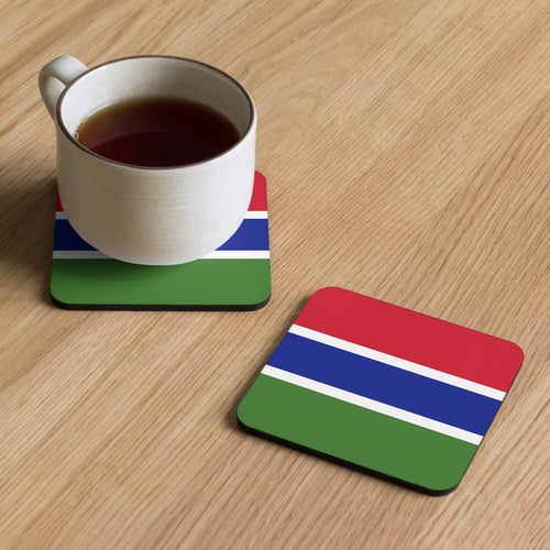 National Flag Coasters - Collection 1 Gambia / 3.74x3.74